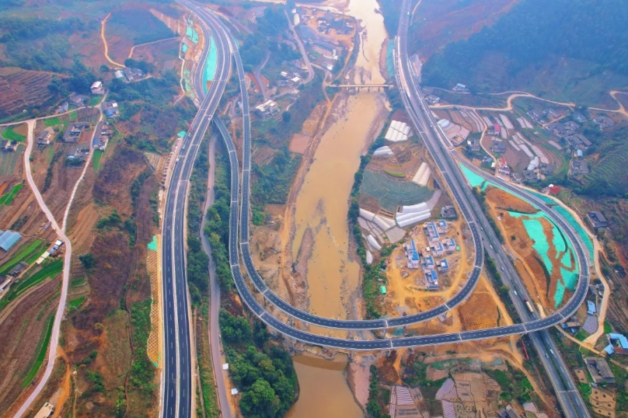 完美收官-公司参建的德会高速、广平高速平武段建成通车！